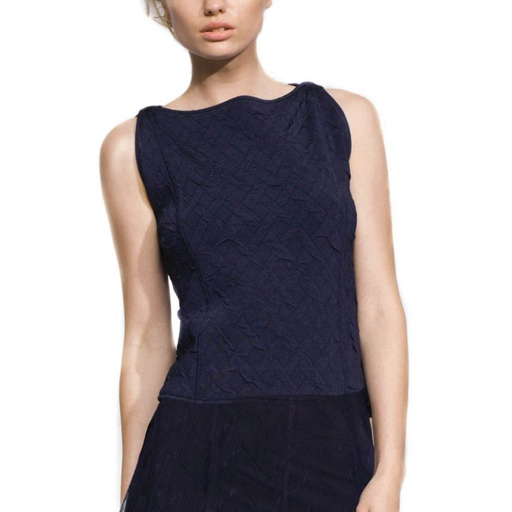Nic+Zoe - Moonstruck Top - Blue Iris - L